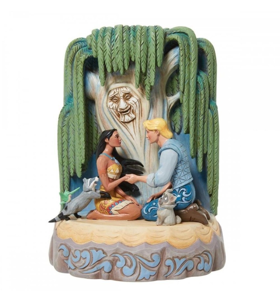 Figura Enesco Disney Pocahontas Y John Smith