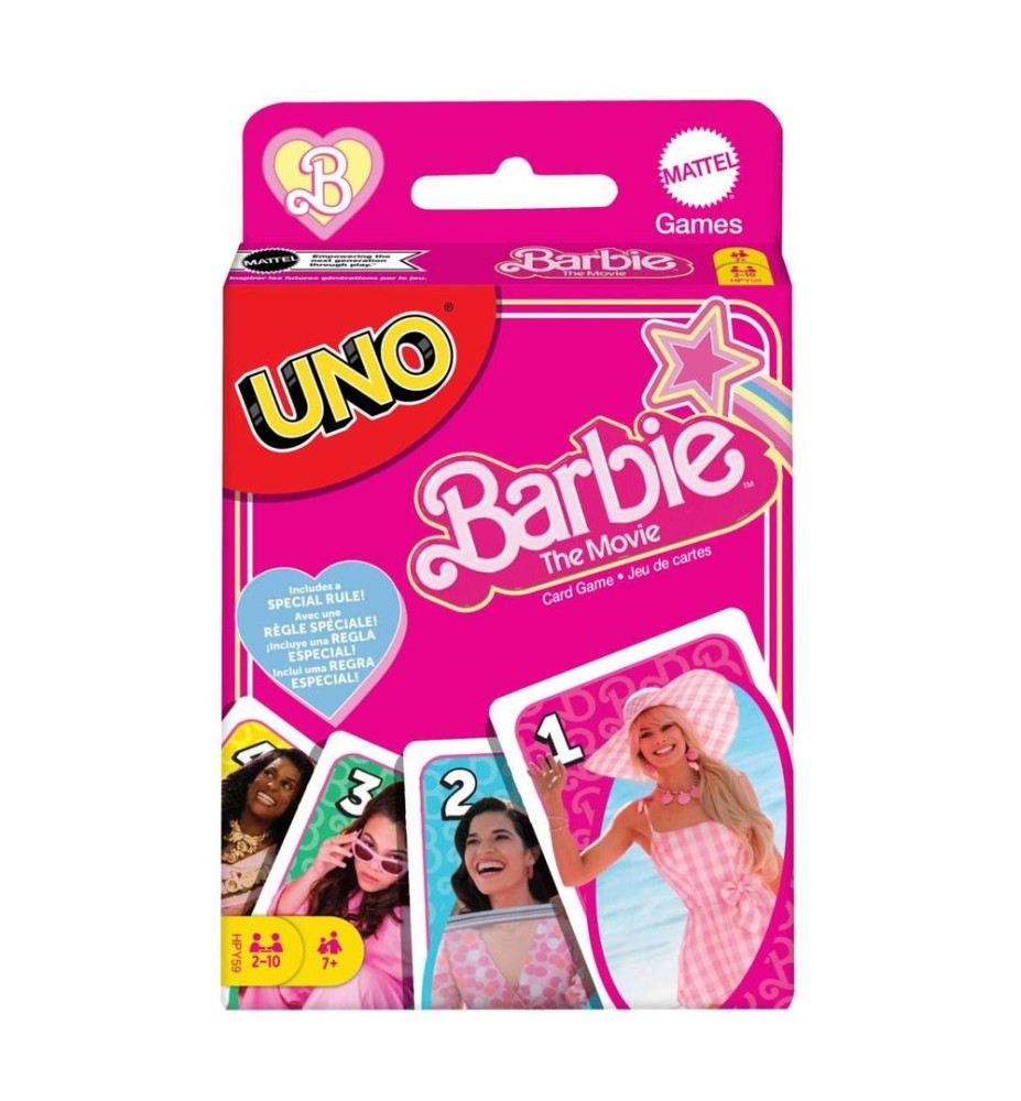 Juego De Cartas Uno Barbie