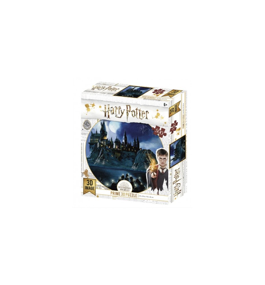 Puzzle 3d Lenticular Harry Potter Hogwarts 500 Piezas