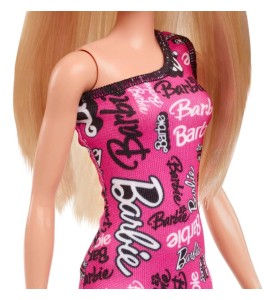 Muñeca Barbie Mattel 65 Aniversario Vestido Logo