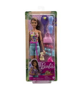 Muñeca Barbie Mattel Conjunto Entrenamiento Y Cachorrito