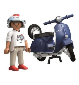 Playmobil Vespa 150 Sprint Veloce Azul