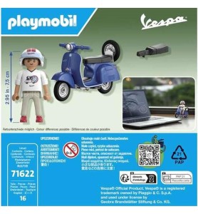 Playmobil Vespa 150 Sprint Veloce Azul