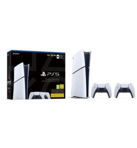 Consola PS5 Sony Playstation 5 Digital Slim 1tb Chasis D + 2 Dualsense