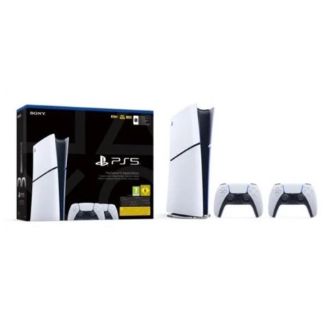 Consola PS5 Sony Playstation 5 Digital Slim 1tb Chasis D + 2 Dualsense