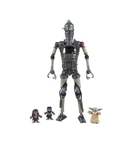 Figura Hasbro Star Wars: The Mandalorian The Black Series Ig - 12 & Grogu