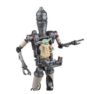 Figura Hasbro Star Wars: The Mandalorian The Black Series Ig - 12 & Grogu