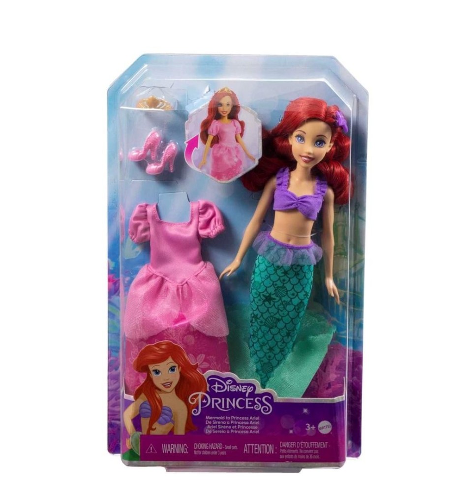 Muñeca Mattel Princesa Diseny Ariel De Sirena