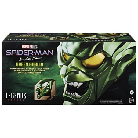 Casco Premium Hasbro Marvel Legends Series Spider - Man: No Way Home Green Goblin