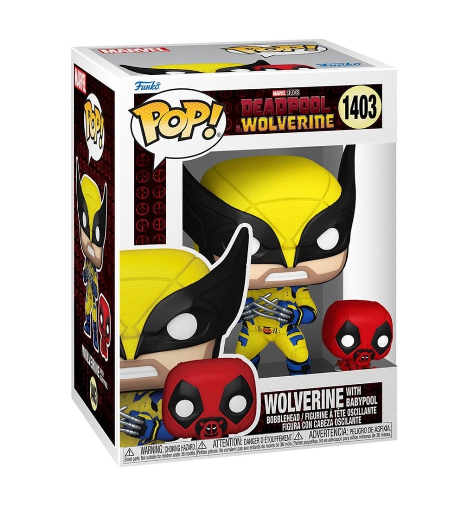 Funko Pop Marvel Deadpool & Wolverine -  Wolverine With Babypool