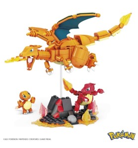 Figura Mattel Mega Construx Pokémon Charmander Evolution