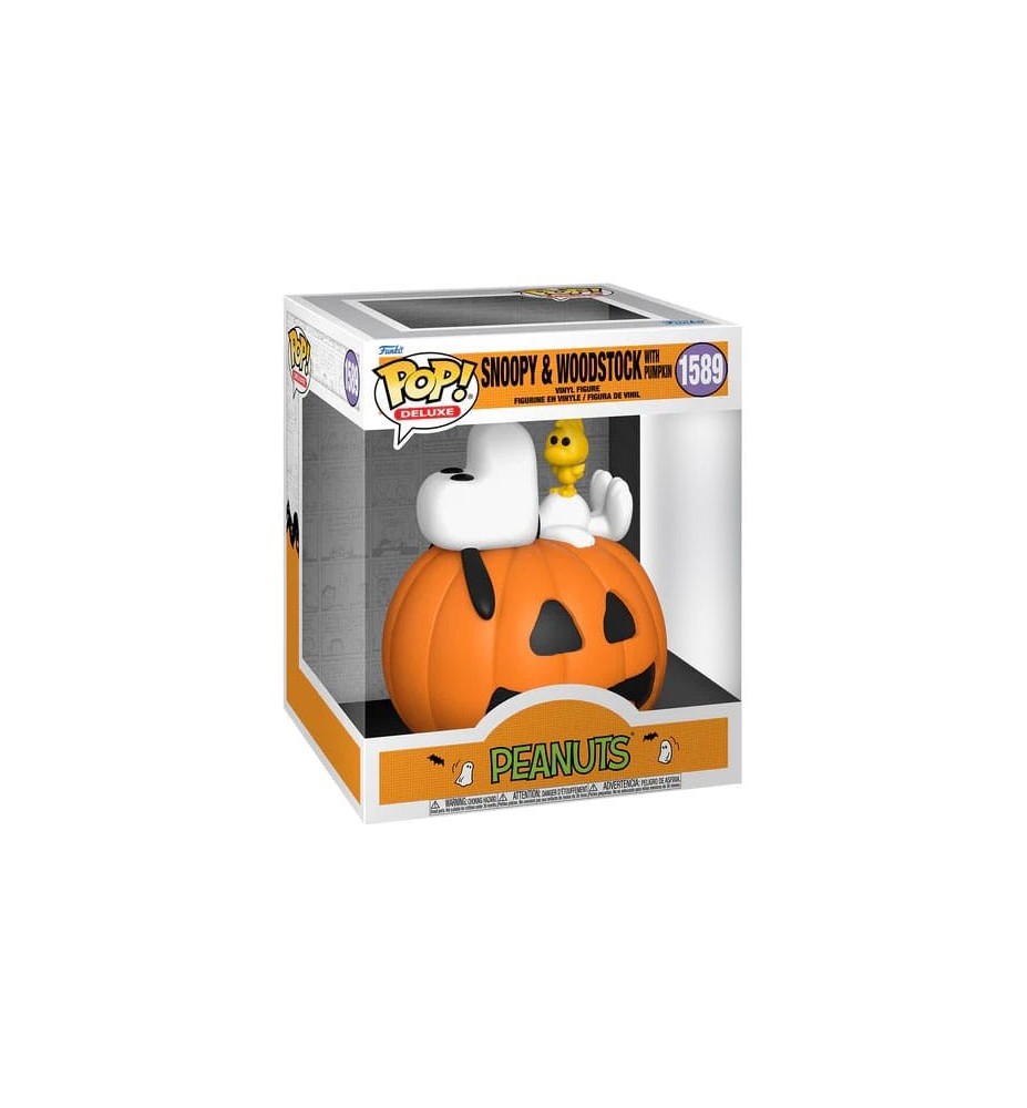 Funko Pop Peanuts Snoopy & Woodstock With Pumpkin