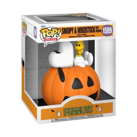 Funko Pop Peanuts Snoopy & Woodstock With Pumpkin