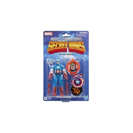 Figura Hasbro Marvel Legends Series Secret Wars Capitán América