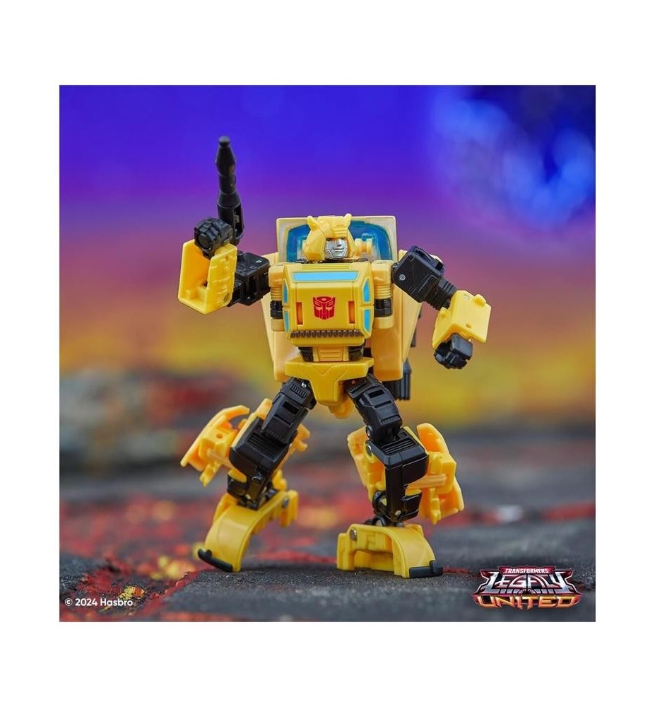 Figura Hasbro Transformers Legacy United Deluxe Origin Bumblebee