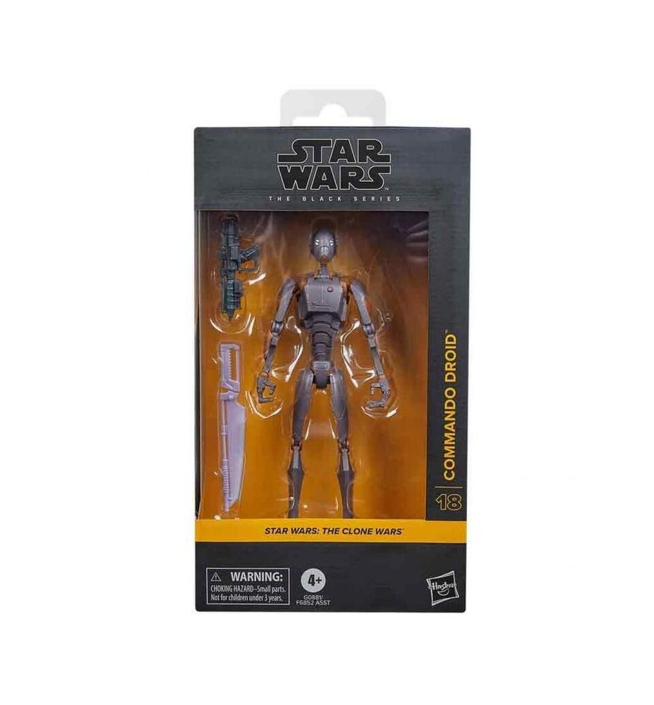 Figura Hasbro Star Wars The Clone Wars The Black Series Commando Droid