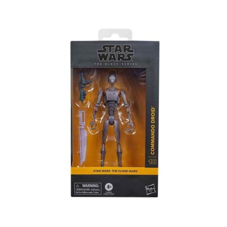 Figura Hasbro Star Wars The Clone Wars The Black Series Commando Droid