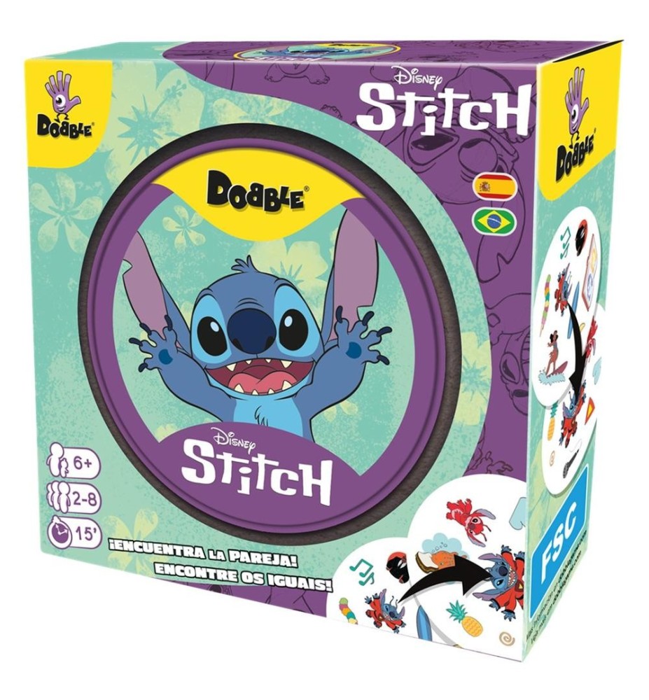 Juego De Mesa Dobble Disney Stitch