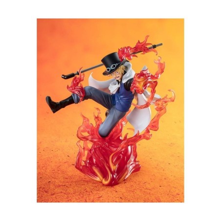 Figura Tamashii Nations Figuarts Zero One Piece Sabo Fire Fist Rook Check Ver. Extra Battle 19cm