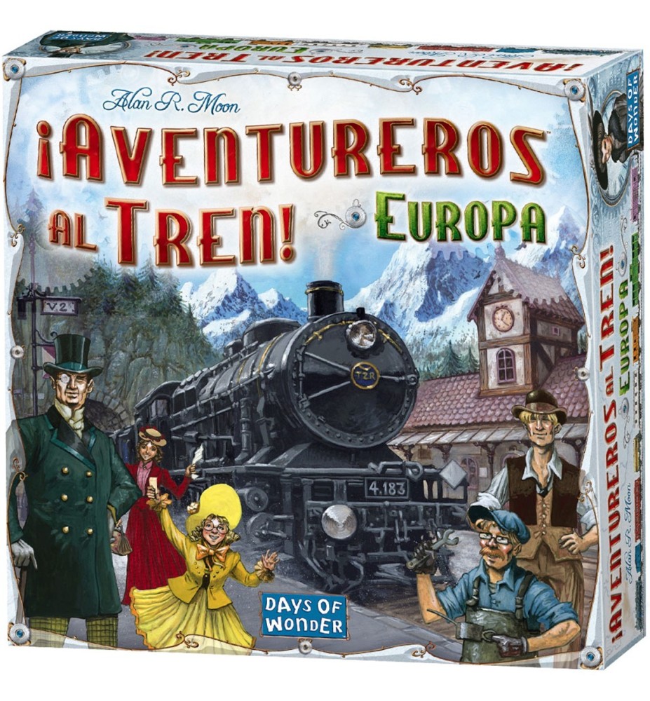 Juego De Mesa Asmodee ¡aventureros Al Tren! Europa Pegi 8