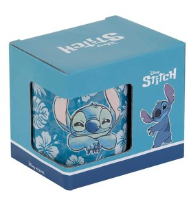 Taza Karactermania Disney Stitch Flores Azules