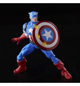 Figura Hasbro Capitan America 15 Cm 20 Aniversario Serie 1 Marvel Legends F34395l0