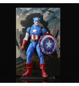 Figura Hasbro Capitan America 15 Cm 20 Aniversario Serie 1 Marvel Legends F34395l0