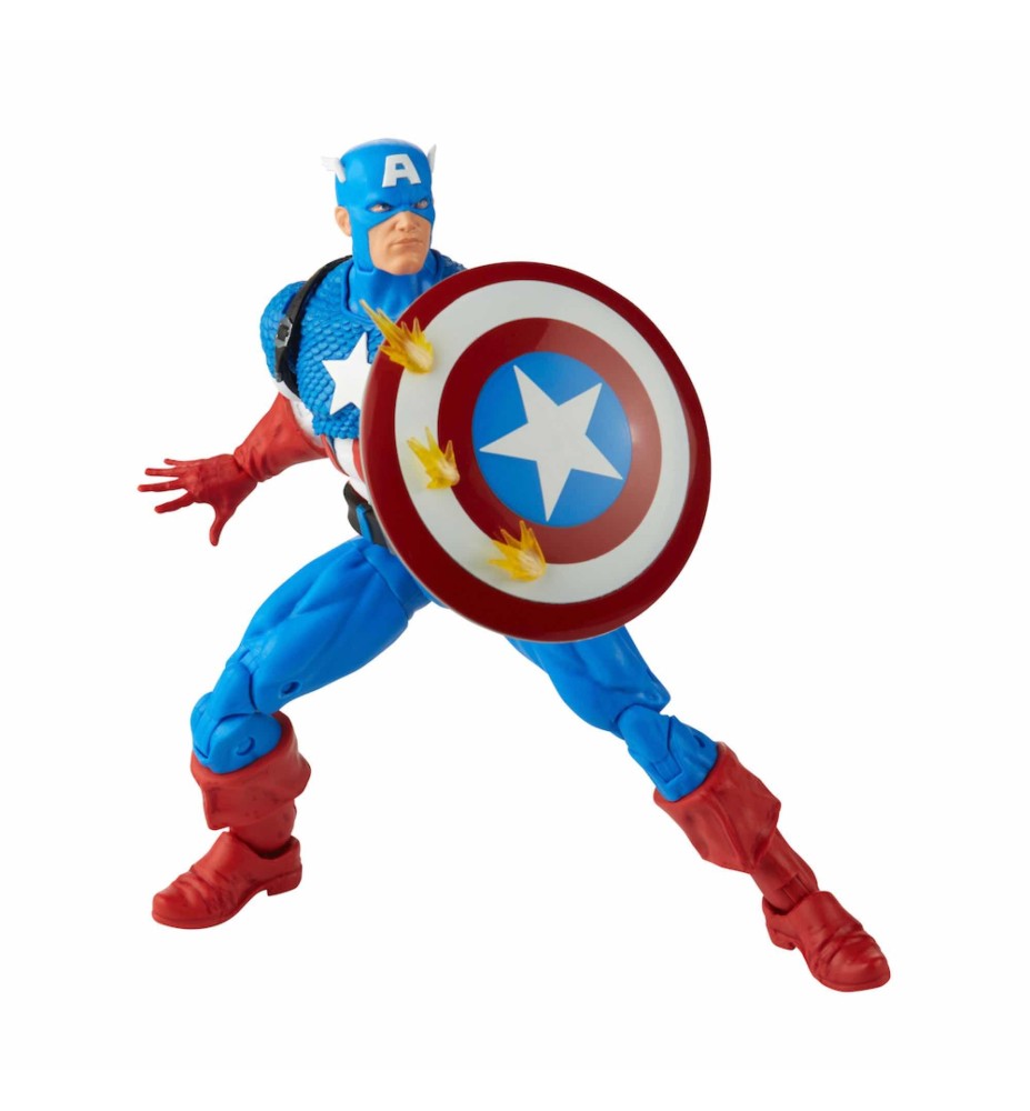 Figura Hasbro Capitan America 15 Cm 20 Aniversario Serie 1 Marvel Legends F34395l0