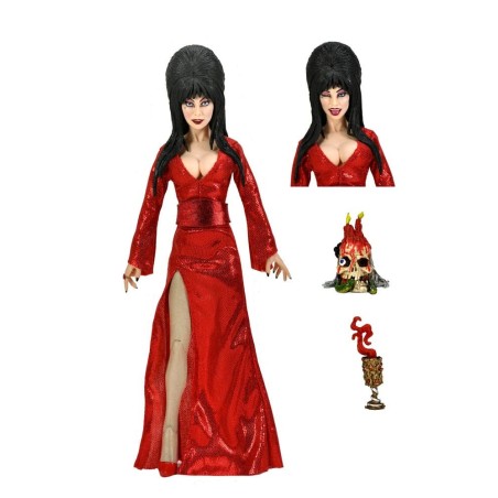 Figura Neca Elvira Red Fright And Boo Version Clothed Action