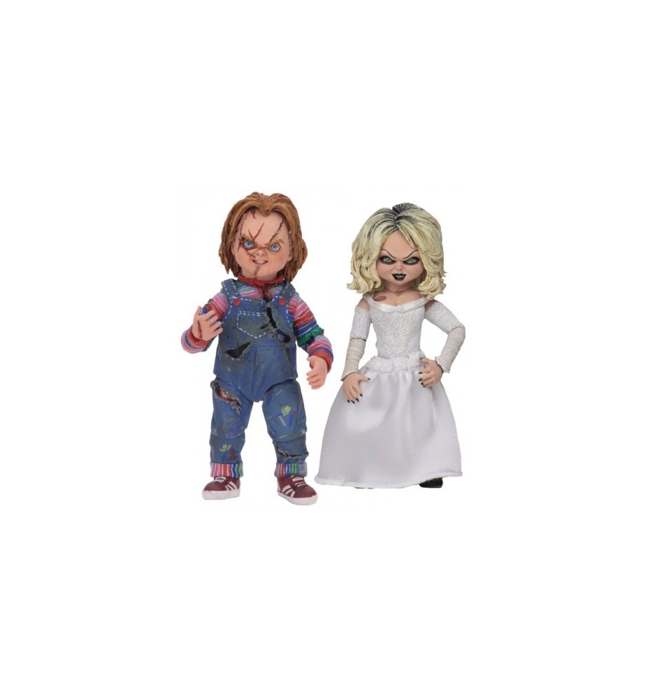 Pack 2 Figuras Neca Terror Chucky La Novia De Chucky Ultimate Chucky & Tiffany