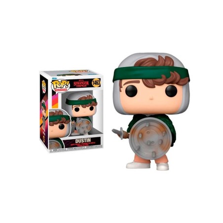 Funko Pop Series Tv Stranger Things 4 Hunter Dustin Con Escudo 72137