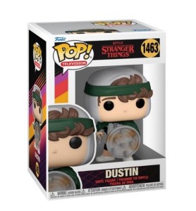 Funko Pop Series Tv Stranger Things 4 Hunter Dustin Con Escudo 72137