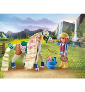 Playmobil Ellie Con Caballo