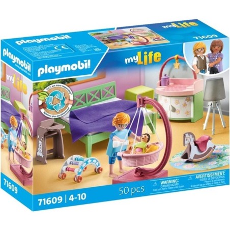 Playmobil My Life Dormitorio Con Zona De Juegos Bebe