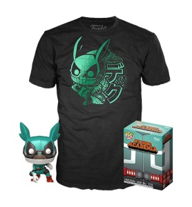 Pop & Tee My Hero Academia Deku Funko + Camiseta Talla M