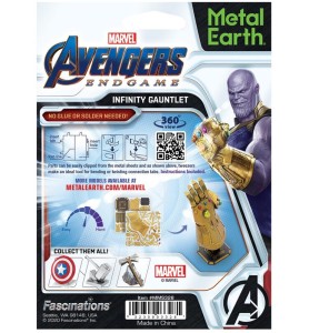 Maqueta Metal Marvel Guantelete