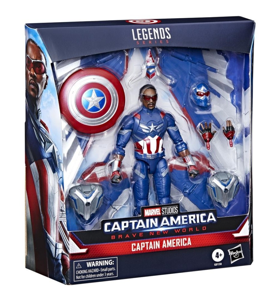 Figura Hasbro Legends Series Captain America Brave New World