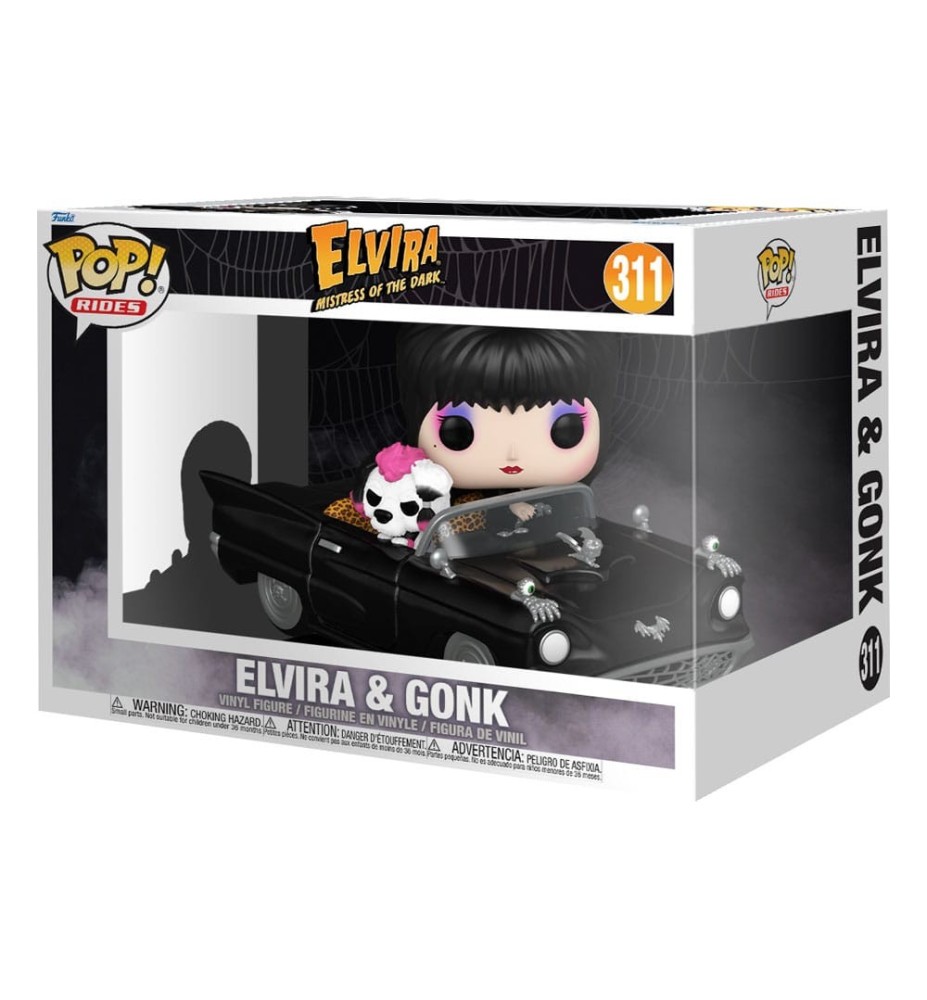 Funko Pop Ride Deluxe Elvira Mistress Of The Dark -  Elvira & Gonk