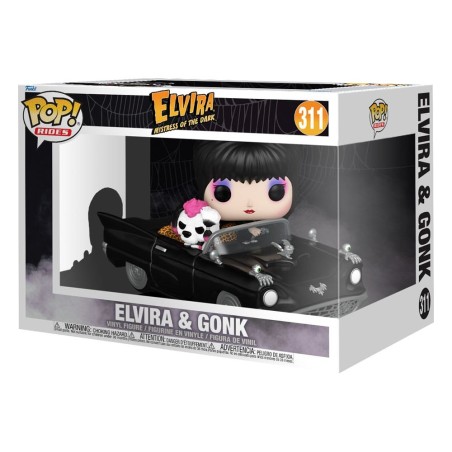 Funko Pop Ride Deluxe Elvira Mistress Of The Dark -  Elvira & Gonk