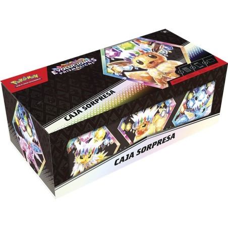 Juego De Cartas Pokémon Tcg Caja Sorpresa Evoluciones Prismaticas Sv8.5 Español