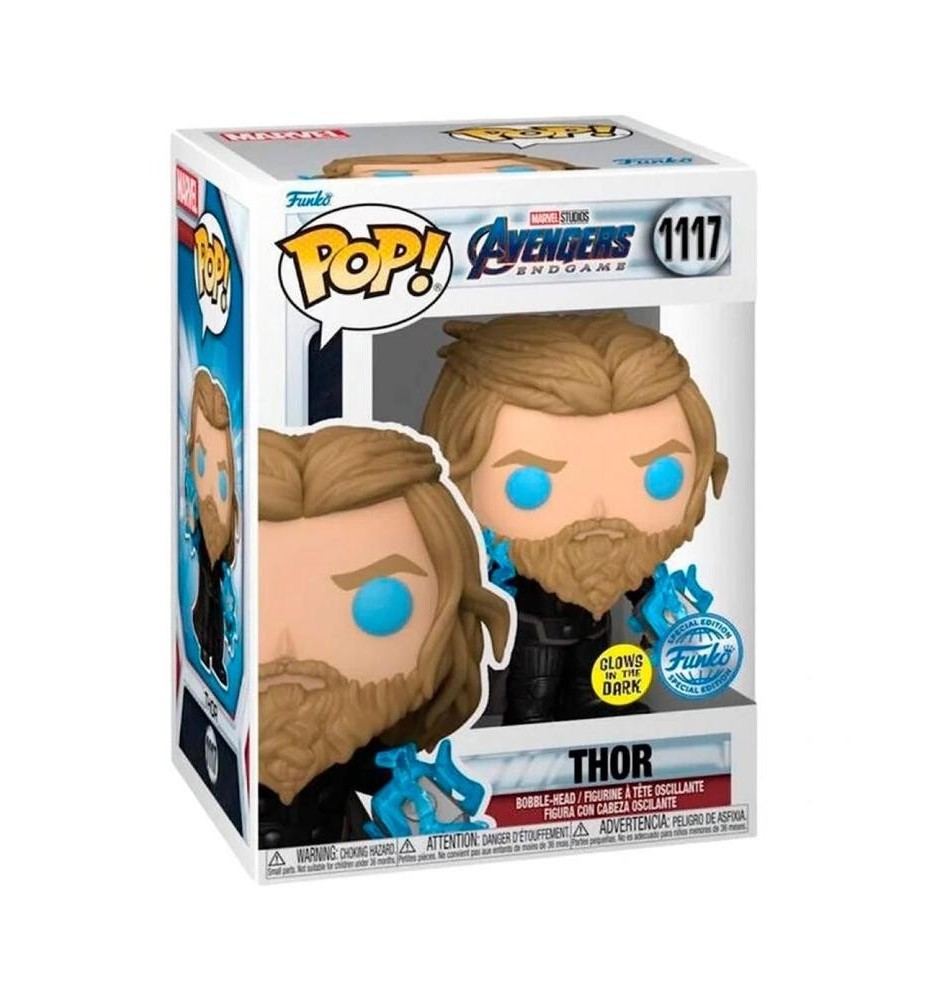 Funko Pop Marvel Thor Love & Thunder Thor Con Trueno Brillo En La Oscuridad 64906