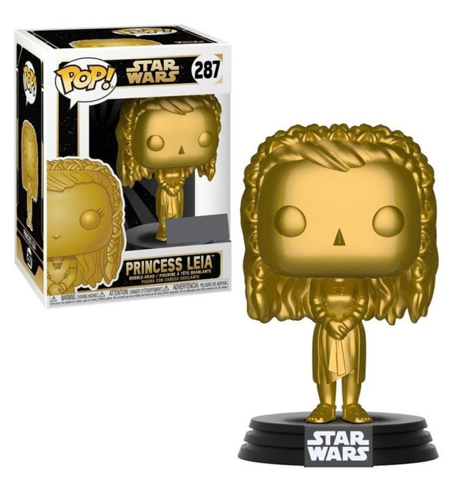 Funko Pop Star Wars Princesa Leia Dorada Edicion Especial Exclusivo 43017