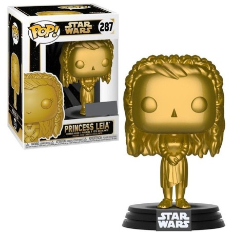 Funko Pop Star Wars Princesa Leia Dorada Edicion Especial Exclusivo 43017