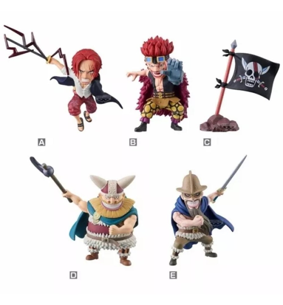 Figura Banpresto One Piece World Collectable Figure Red Hair Pirates 02