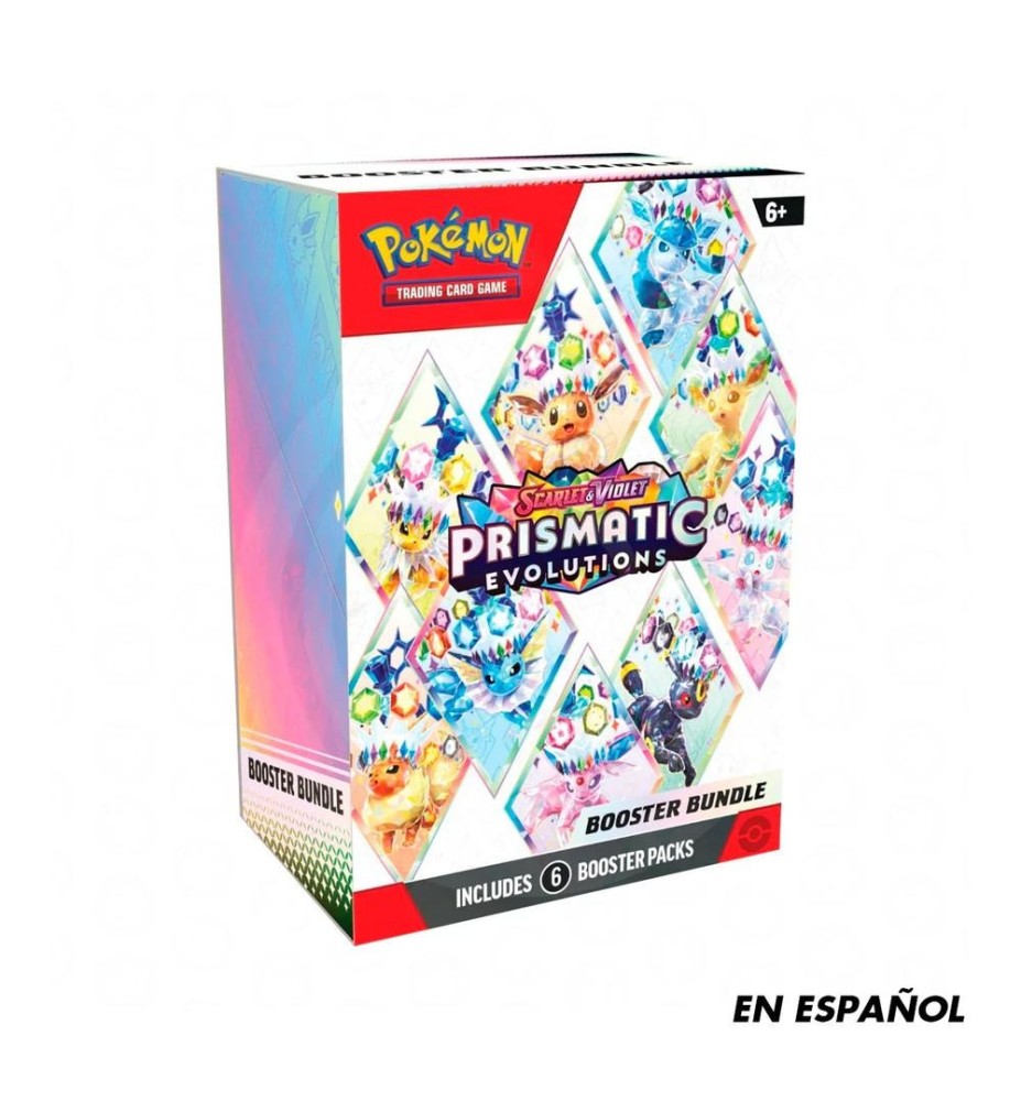 Juego De Cartas Pokémon Tcg Sv8.5 Scarlet & Violet - Prismatic Evolutions Booster Bundle Español