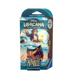 Juego De Cartas Disney Lorcana Tcg Azurite Sea Starter Deck 8 Unidades Inglés