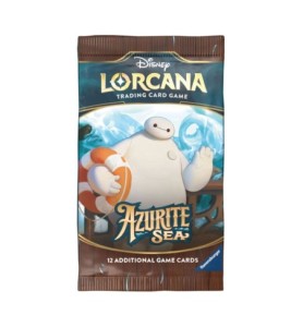 Juego De Cartas Disney Lorcana Tcg Azurite Sea Caja De Sobres Expositor 24 Unidades Inglés