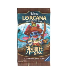 Juego De Cartas Disney Lorcana Tcg Azurite Sea Caja De Sobres Expositor 24 Unidades Inglés