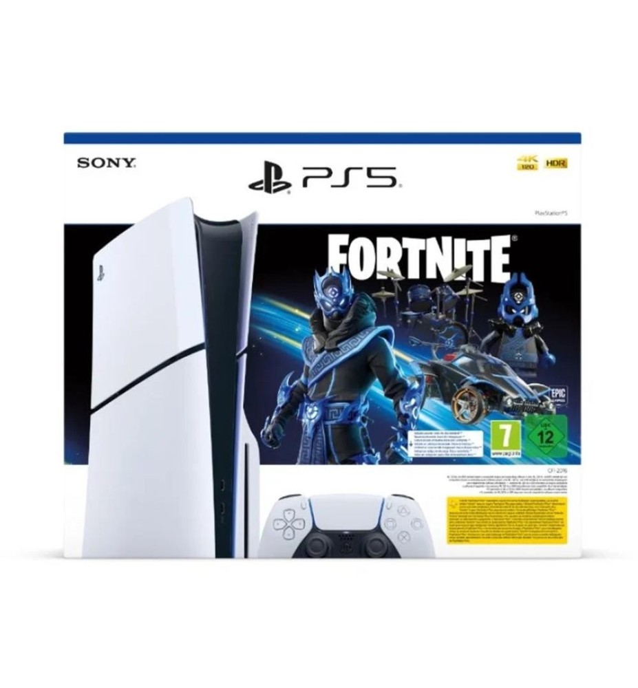 Consola PS5 Sony Playstation 5 Slim 1tb Chasis D Con Lector + Fortnite