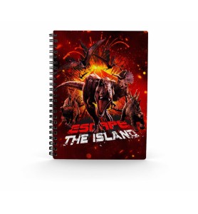 Libreta Sd Toys Efecto 3d Escape Jurassic World